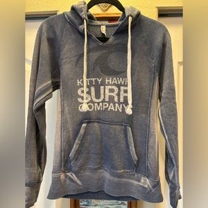 Distressed Hooded Sweatshirt